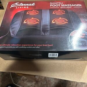 Black Shiatsu Foot Massager with Heat